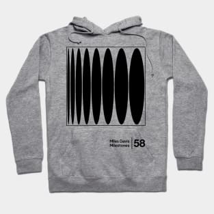 Milestones - Minimalist Style Illustration Artwork Hoodie